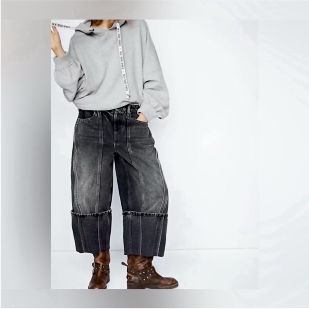 We the Free Final Countdown Cuffed Low Rise Jeans TUMBLEWEED 29 - Picture 7 of 13